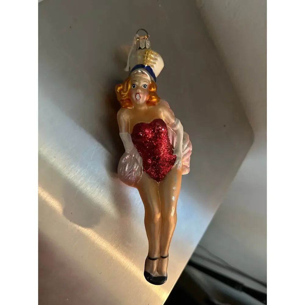 Christopher Radko 2000 'GAMS GALORE' Radio City Rockette Glamour Girl Ornament